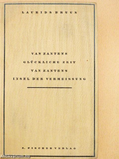 Van Zantens glückliche Zeit (gótbetűs)