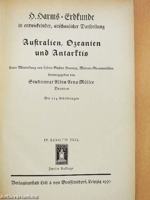 Australien, Ozeanien und Antarktis (gótbetűs)