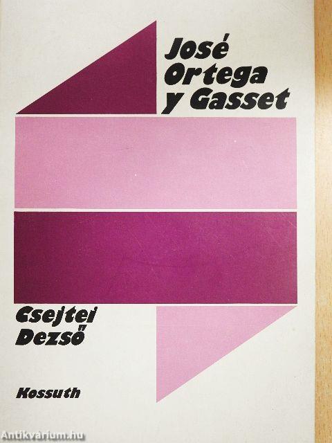 José Ortega y Gasset