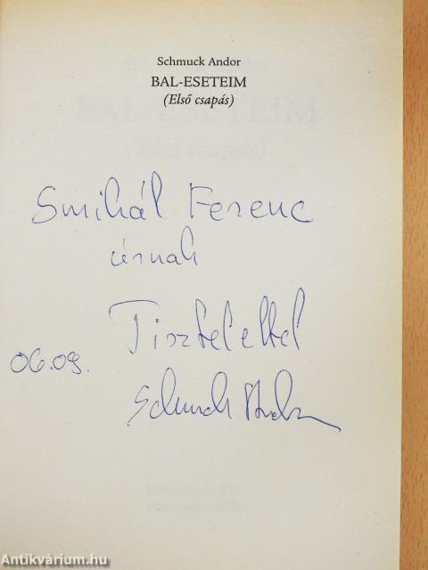 Bal-eseteim (dedikált példány)