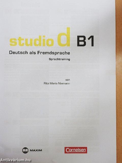 Studio d B1 - Sprachtraining