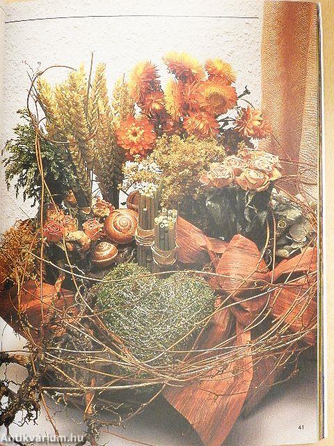 Szárazvirág díszek