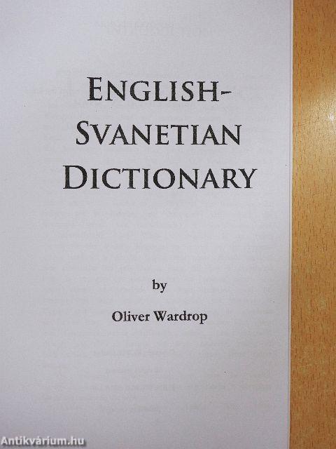 English-Svanetian Dictionary