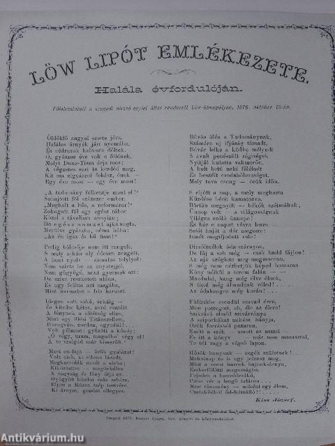 Löw Lipót főrabbi élete