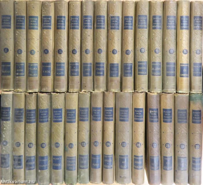 Magyar Irók Arany Könyvtára I-XXX.