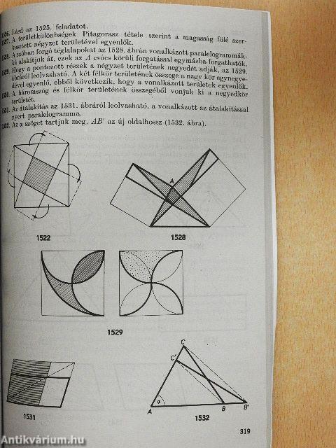 Geometriai feladatok gyűjteménye I.