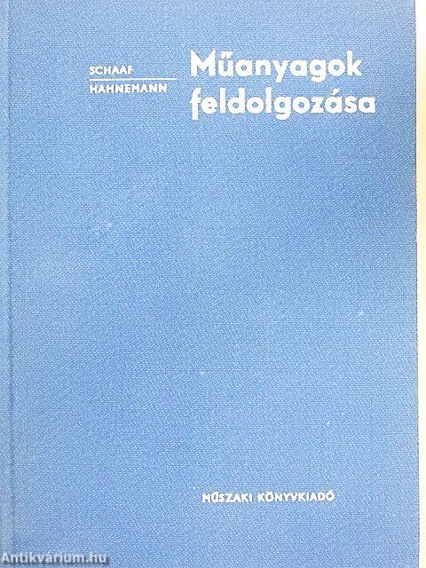 Műanyagok feldolgozása