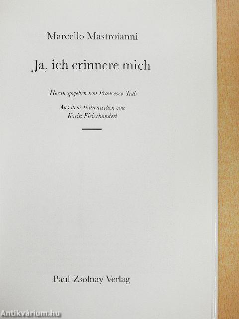 Ja, ich erinnere mich