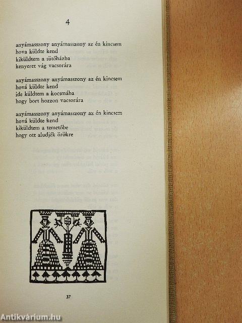 Egy kismadárka ül vala