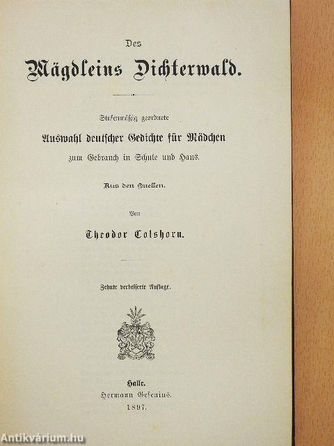 Des Magdleins Dichterwald (gótbetűs)