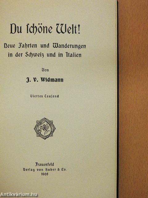 Du schöne Welt! (gótbetűs)