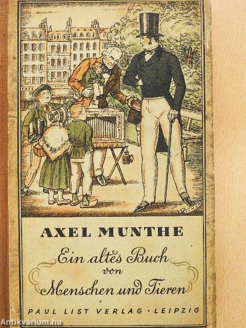 Ein altes Buch von menschen und Tieren (gótbetűs)