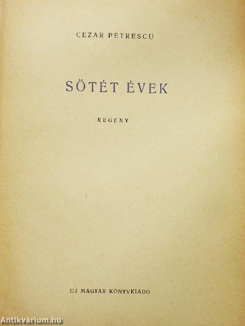 Sötét évek