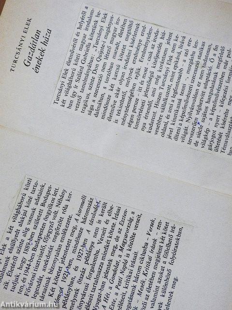 Gazdátlan énekek háza