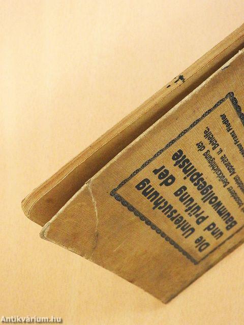 Die Untersuchung und Prüfung der Baumwollgespinste