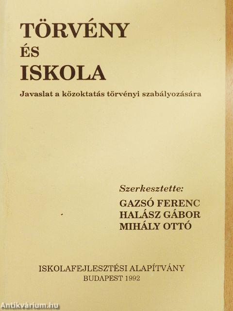 Törvény és iskola