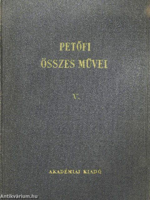 Petőfi Sándor összes művei V.