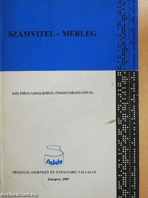 Költséggazdálkodás, önköltségszámítás