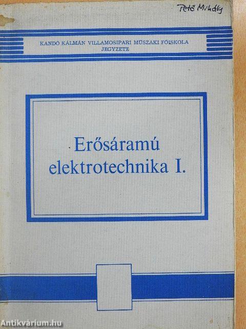 Erősáramú elektrotechnika I.