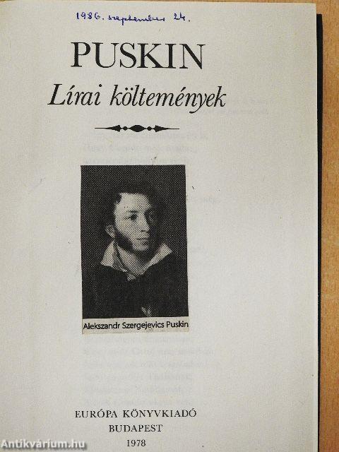 Lírai költemények