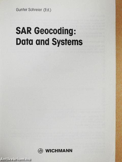SAR Geocoding: Data and Systems