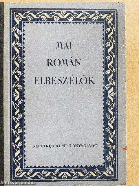 Mai román elbeszélők