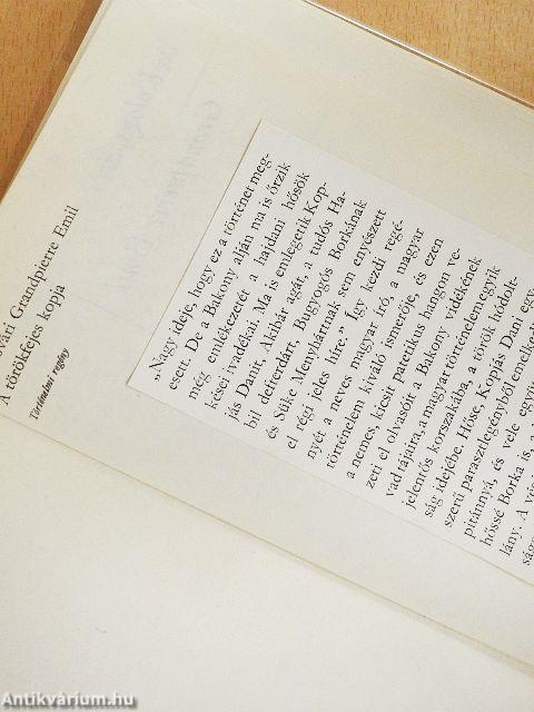 A törökfejes kopja