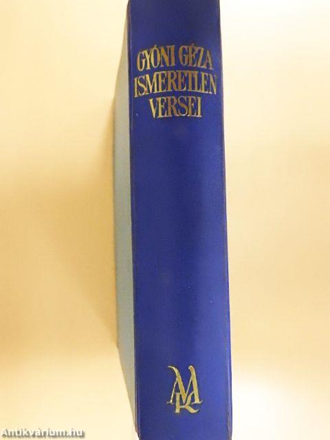 Gyóni Géza ismeretlen versei