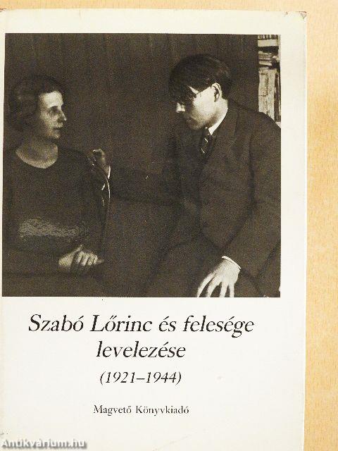 Szabó Lőrinc és felesége levelezése