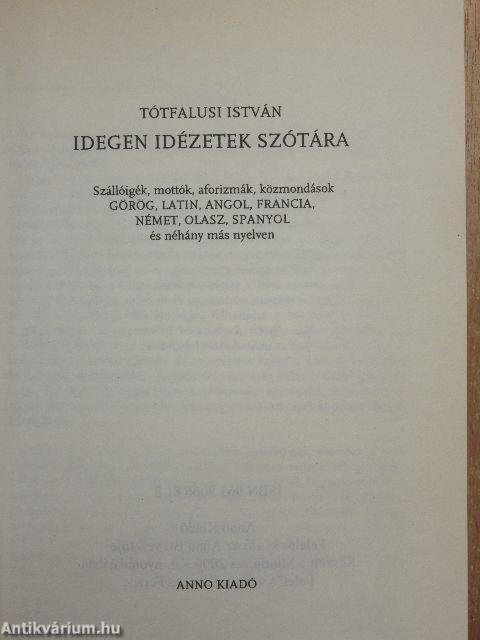 Idegen idézetek szótára