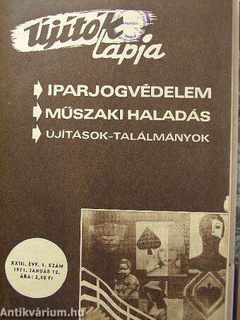 Újítók Lapja 1971. január-december