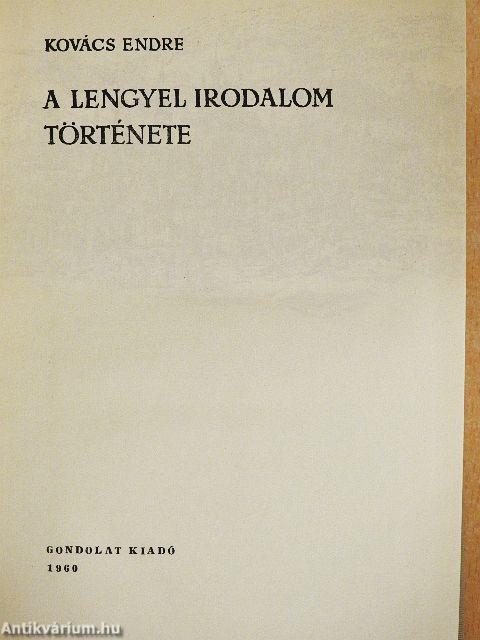 A lengyel irodalom története