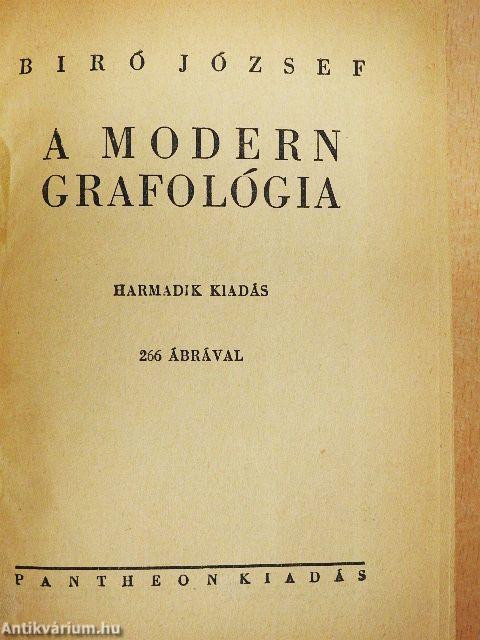 A modern grafológia