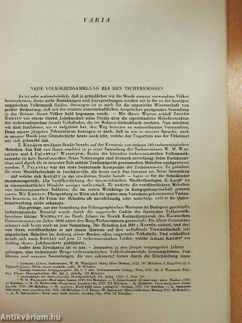 Neue Volksliedsammlung bei den Tscheremissen