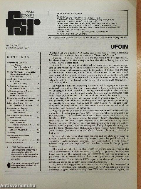 Flying Saucer Review August 1977