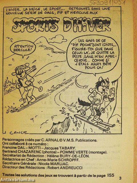 Pif Poche Décembre 1987