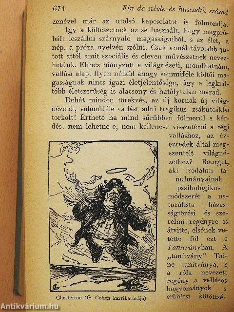 Az európai irodalom története