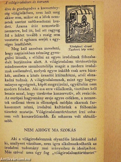 Az európai irodalom története