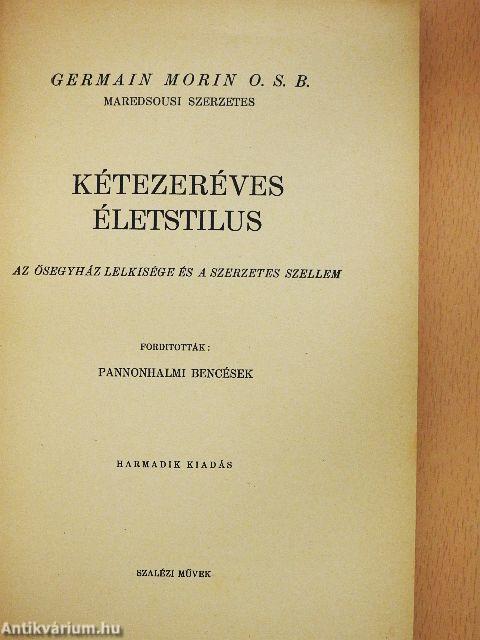 Kétezeréves életstilus