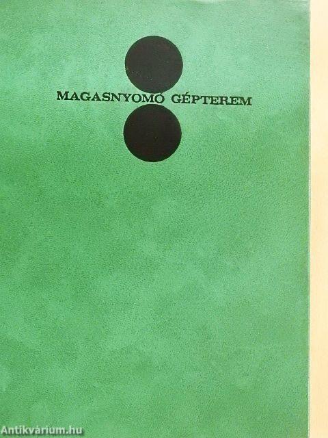 Magasnyomó gépterem