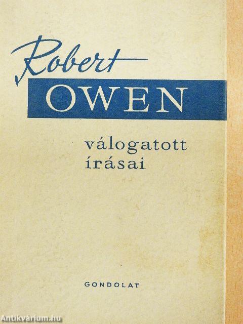Robert Owen válogatott írásai