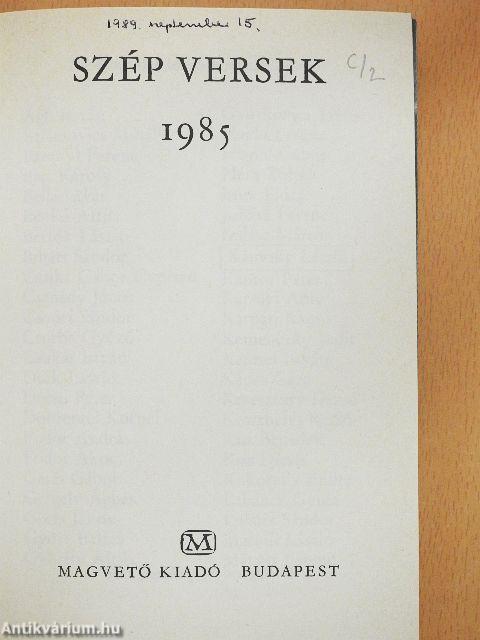 Szép versek 1985