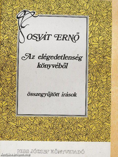 Az elégedetlenség könyvéből