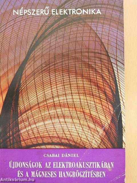 Újdonságok az elektroakusztikában és a mágneses hangrögzítésben