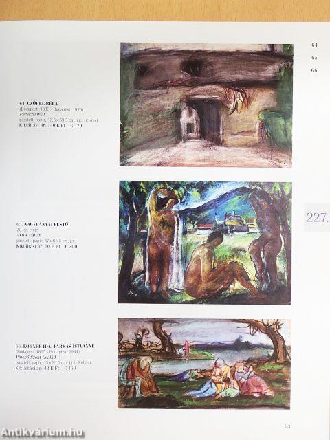 Nagyházi Galéria és Aukciósház 227-228. aukció