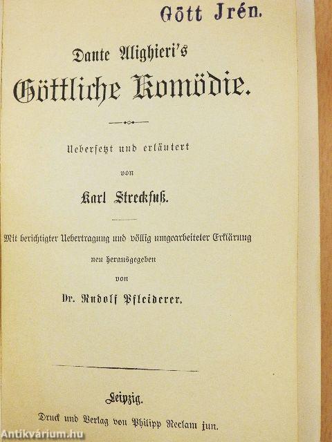 Dante Alighieri's Göttliche Komödie (gótbetűs)