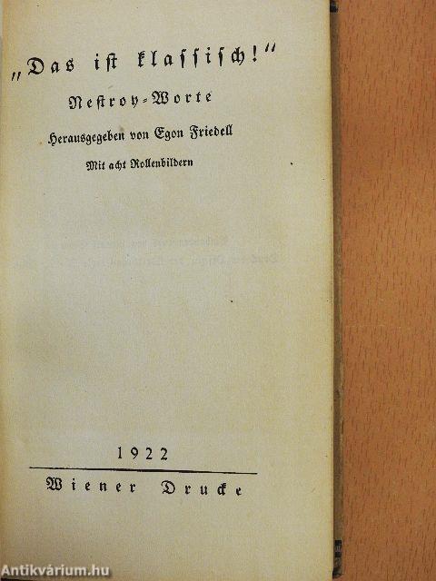 "Das ist klassisch!" (gótbetűs)