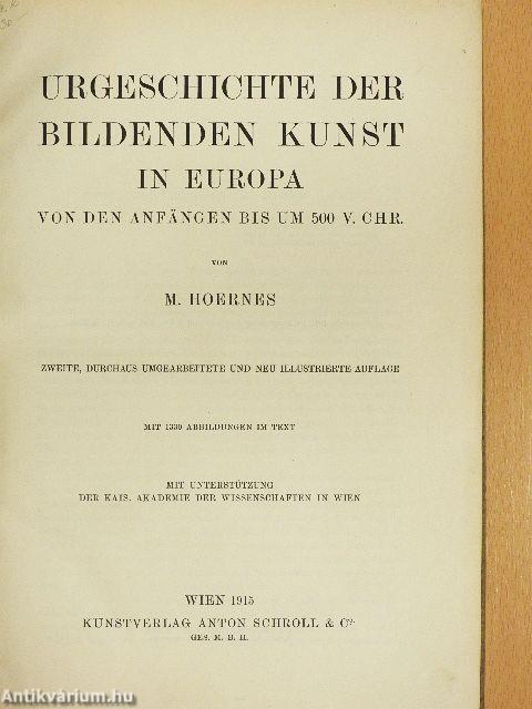 Urgeschichte der Bildenden Kunst in Europa