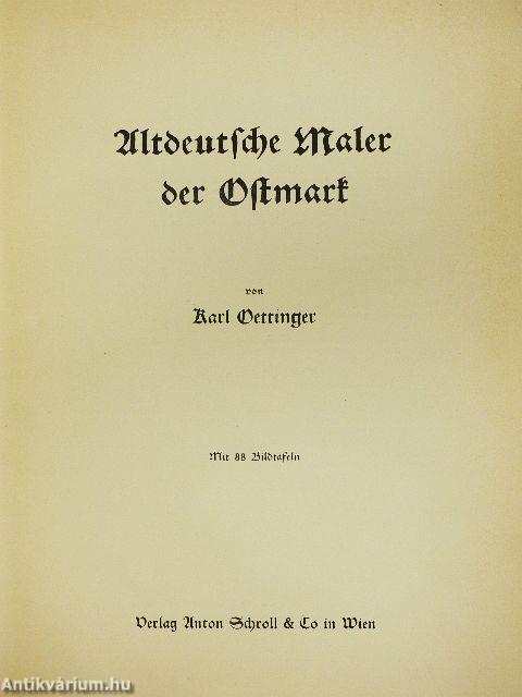 Altdeutsche Maler der Ostmark (gótbetűs)