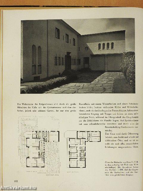 Moderne Bauformen 1937. (nem teljes évfolyam)